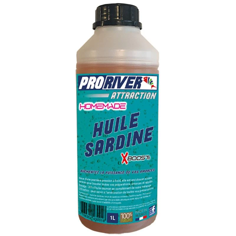 ATTRACTANT LIQUIDE PRORIVER HUILE HOMEMADE SARDINE 3 ATTRACTANT LIQUIDE PRORIVER HUILE HOMEMADE SARDINE