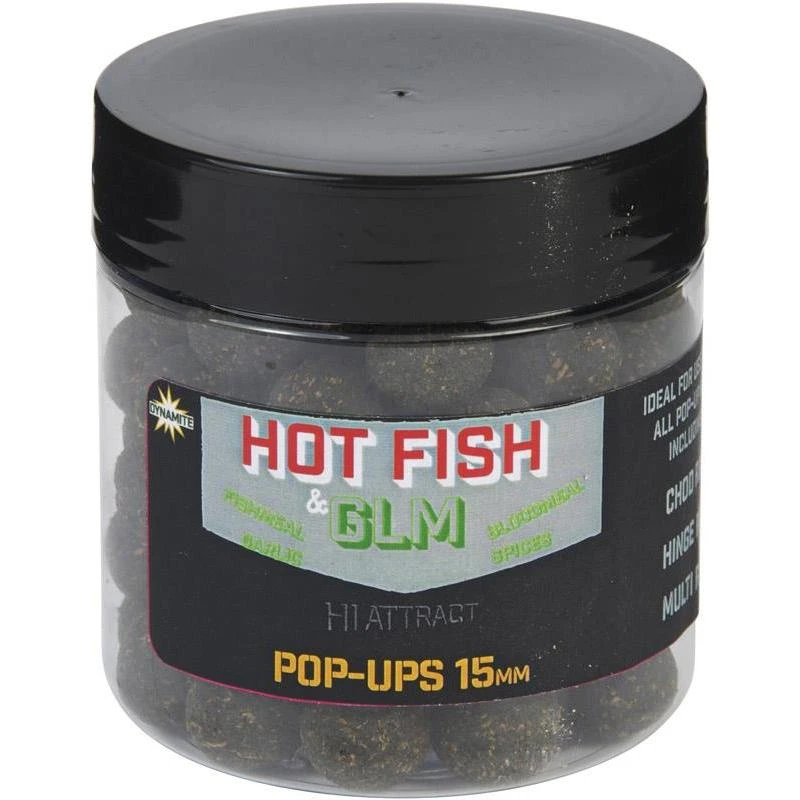 BOUILLETTE FLOTTANTE DYNAMITE BAITS HOT FISH & GLM 3 BOUILLETTE FLOTTANTE DYNAMITE BAITS HOT FISH & GLM