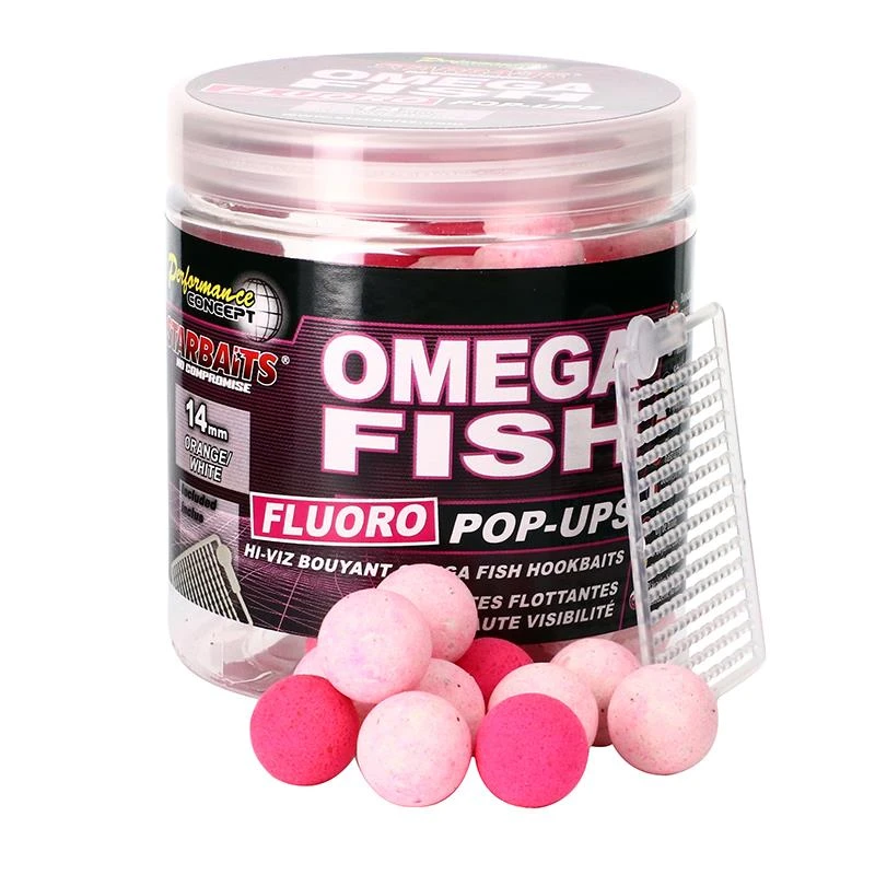 BOUILLETTE FLOTTANTE STARBAITS PERFORMANCE CONCEPT OMEGA FISH FLUO POP UP 3 BOUILLETTE FLOTTANTE STARBAITS PERFORMANCE CONCEPT OMEGA FISH FLUO POP UP