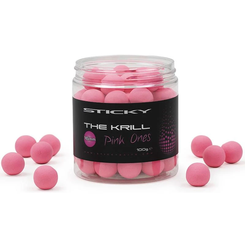 BOUILLETTE FLOTTANTE STICKY BAITS THE KRILL PINK ONES 3 BOUILLETTE FLOTTANTE STICKY BAITS THE KRILL PINK ONES