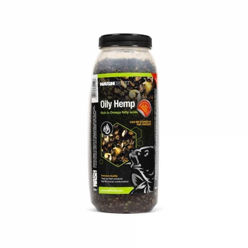GRAINE PRÉPARÉE NASHBAIT OILY HEMP 3 GRAINE PRÉPARÉE NASHBAIT OILY HEMP