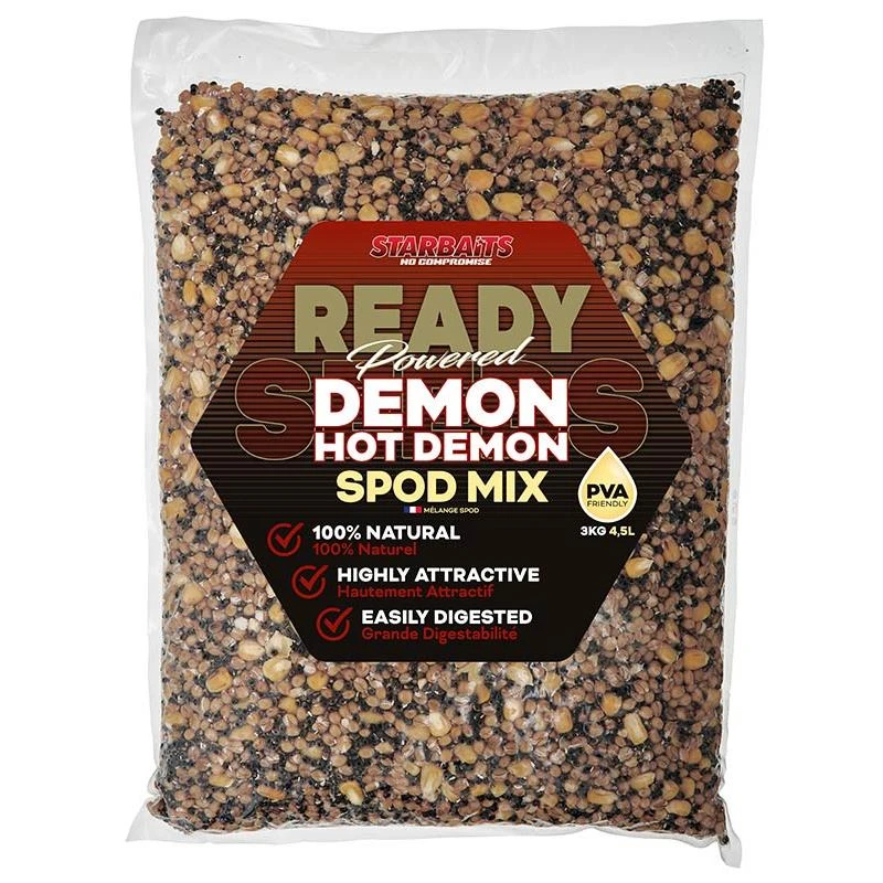 GRAINE PREPARÉE STARBAITS READY SEEDS DEMON 3 GRAINE PREPARÉE STARBAITS READY SEEDS DEMON