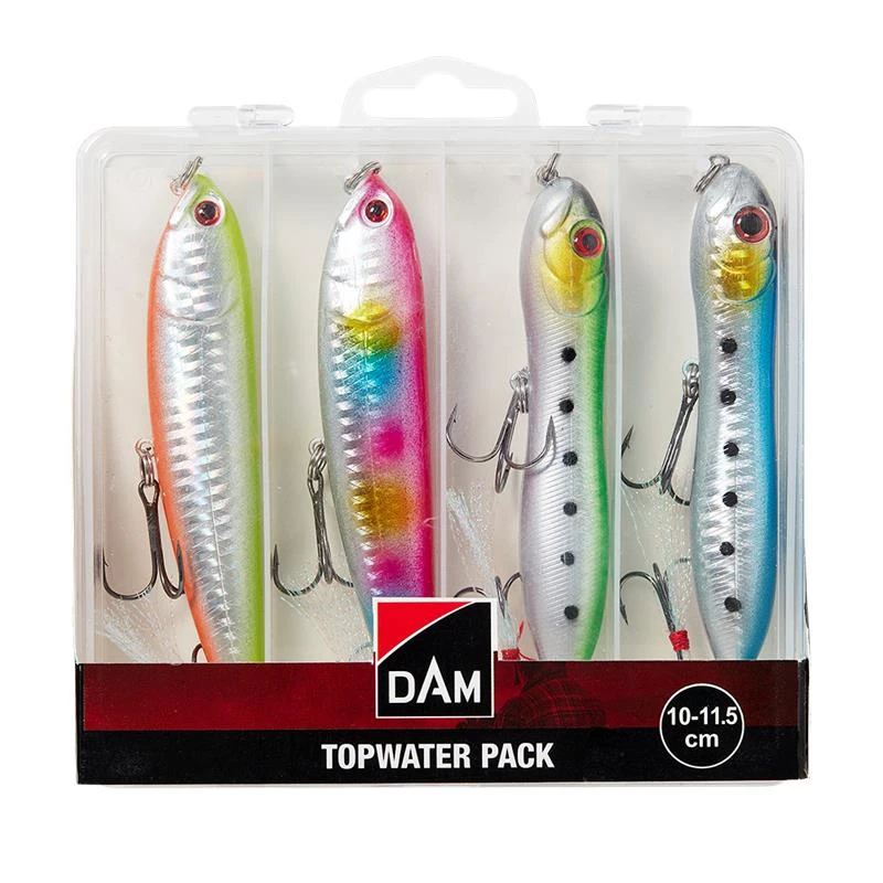 KIT LEURRE DE SURFACE DAM PACK TOPWATER 3 KIT LEURRE DE SURFACE DAM PACK TOPWATER