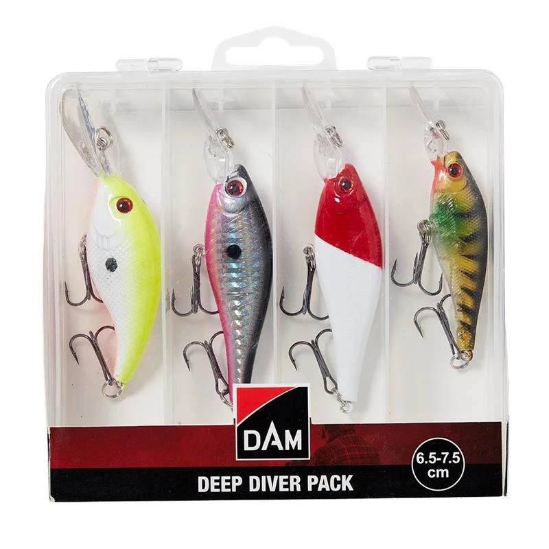 KIT LEURRE FLOTTANT DAM PACK DEEP DIVER 3 KIT LEURRE FLOTTANT DAM PACK DEEP DIVER