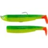 KIT LEURRE SOUPLE ARME FIIISH COMBO BLACK MINNOW 160 + TETE PLOMBEE SHALLOW