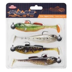 KIT LEURRES SOUPLES BERKLEY PULSE REALISTIC GOBY PRERIGGED