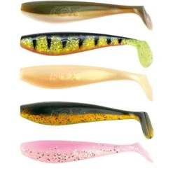 KIT LEURRES SOUPLES FOX RAGE ZANDER PRO SHAD UV MIXED COLOUR PACK