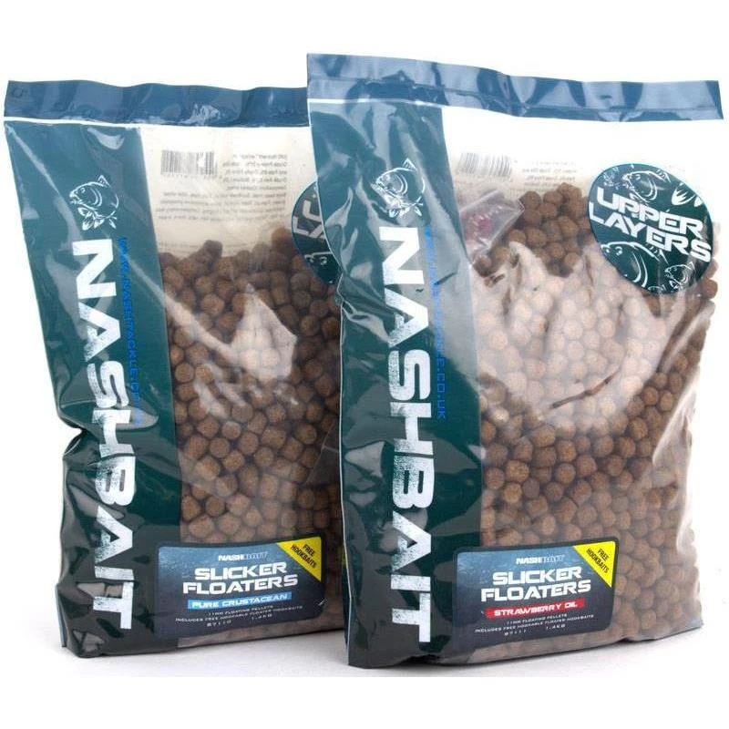PELLETS NASHBAIT SLICKER FLOATERS - 1.4KG 3 PELLETS NASHBAIT SLICKER FLOATERS - 1.4KG