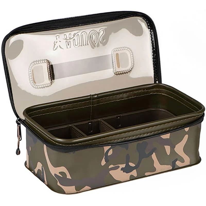 TROUSSE À BAS DE LIGNE FOX AQUOS CAMO RIG BOX AND TACKLE BAG 3 TROUSSE À BAS DE LIGNE FOX AQUOS CAMO RIG BOX AND TACKLE BAG